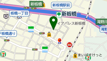 板橋書店の地図画像