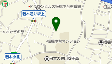 板橋区立児童館 緑が丘の地図画像