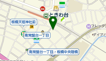 常盤堂書店の地図画像