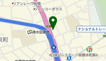 新井精肉店の地図画像