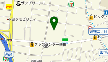 蓮根氷川神社の地図画像