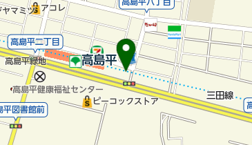 ミズノ株式会社直営店グループ高島平店の地図画像