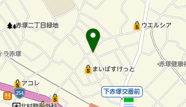 フラワーショップウチダの地図画像