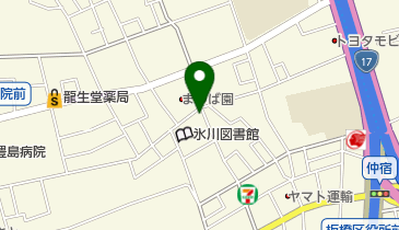 篠原商店の地図画像