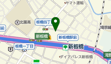 新板橋整骨院の地図画像