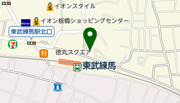 東武練馬シティホールの地図画像