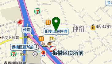 さぼてん デリカ板橋仲宿店の地図画像