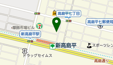 宅配クック1・2・3の地図画像