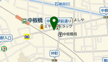 川人時計店の地図画像