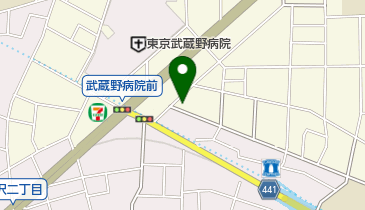 ドリトル動物病院の地図画像