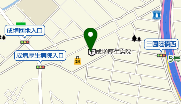 成増厚生病院内科の地図画像