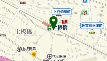 上板橋駅ビル歯科の地図画像