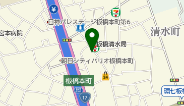 清水町薬局の地図画像