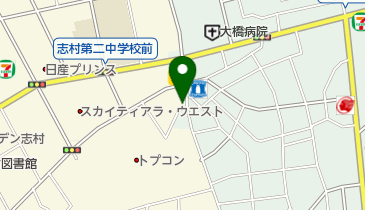 たてのヘアーサロンの地図画像