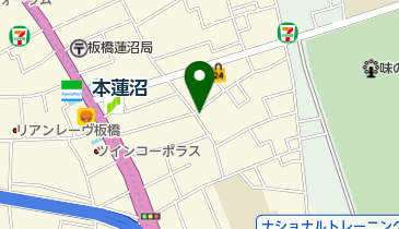 まつばら理容所の地図画像