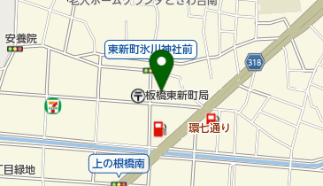 安田理容室の地図画像