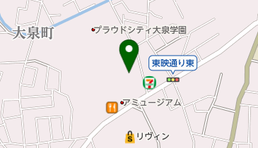 有限会社松下美術背景の地図画像