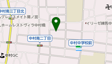 練馬区 地域集会所 中村の地図画像