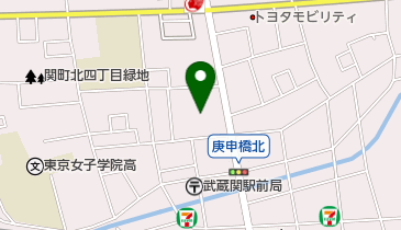練馬区 地区区民館 関町北の地図画像