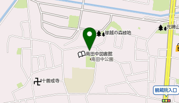 練馬区敬老館 南田中の地図画像