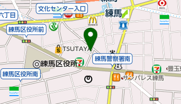 極真会館東京城北支部 練馬道場の地図画像