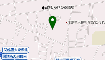 日本空手道連盟糸東会大泉支部日新館の地図画像