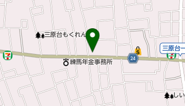 森永牛乳大泉通り宅配センターの地図画像