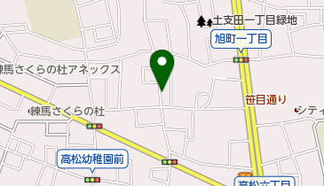 松田靴店の地図画像