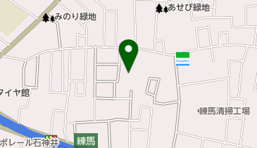 練馬区 三原台児童館の地図画像