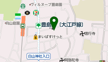 宗教法人称名院の地図画像