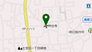 仲台寺の地図画像
