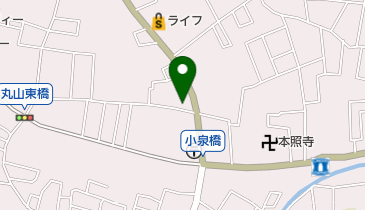 内堀寝具店の地図画像