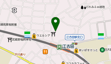 江古田浅間神社の地図画像