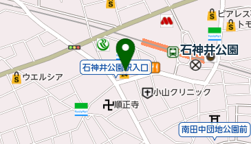 サンスターサレーヌ石神井公園店の地図画像