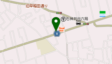 味ぎん石神井本店の地図画像