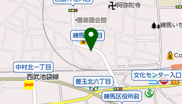 富国生命保険相互会社池袋支社 練馬営業所の地図画像