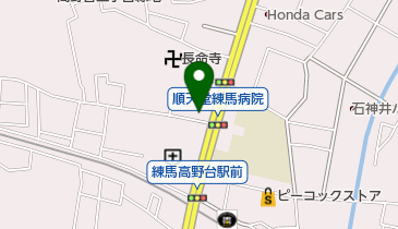 博芳堂薬局練馬高野台の地図画像