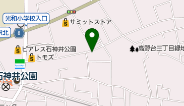 金谷ドラックの地図画像