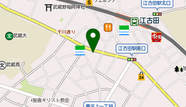 江古田マーキーの地図画像