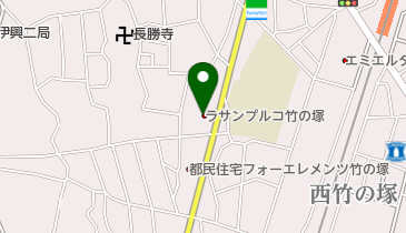 バンビー 竹ノ塚店の地図画像