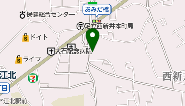 丸一シール印刷所の地図画像
