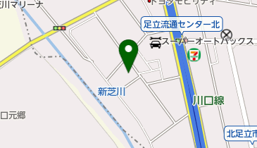 ハクビプロセス印刷株式会社の地図画像