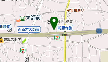 バイクサロン和光の地図画像