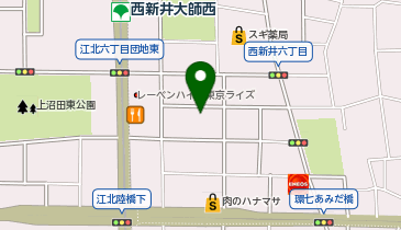 グループホームじゃすみん西新井の地図画像