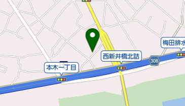安藤硝子店の地図画像
