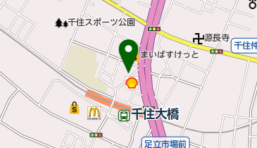 小川硝子店の地図画像