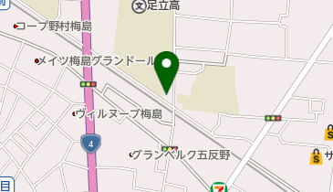 本町化学工業株式会社足立工場の地図画像
