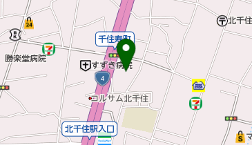 青葉流亀井一清の地図画像