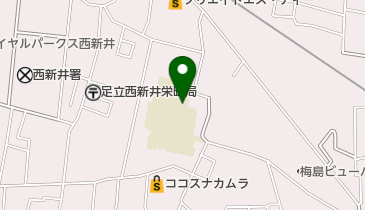 足立区 亀田学童保育室の地図画像