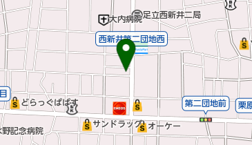 ライオン薬局の地図画像